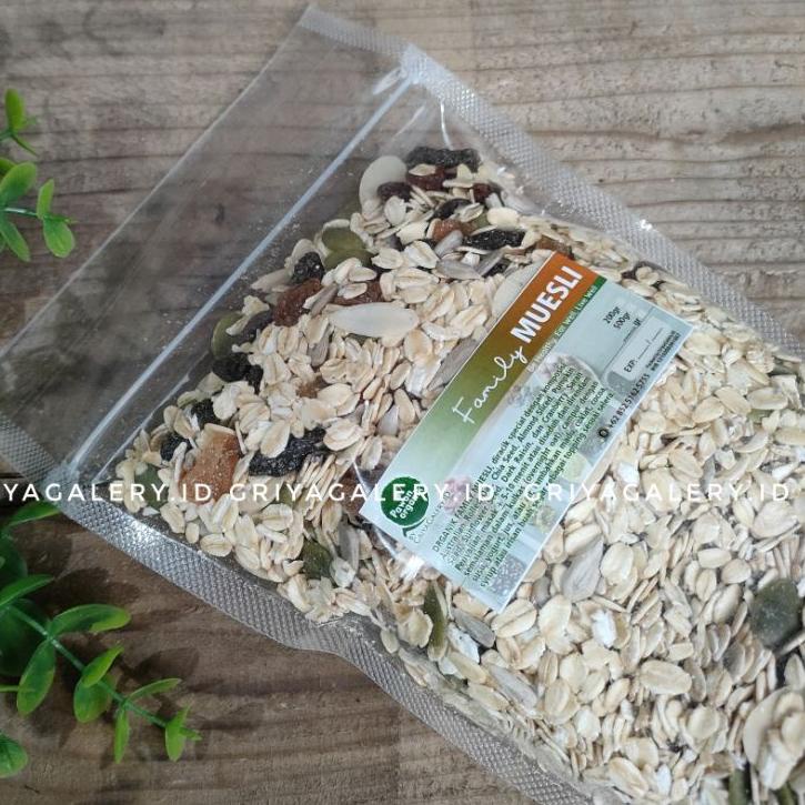 

SALE✅Organic Family Muesli 500 gr / Sereal Sehat muesly dried fruit seed Organik Oat meal 500gr|KD4