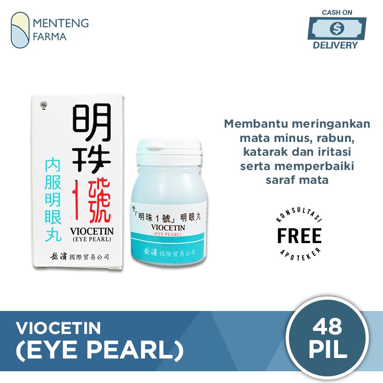 Viocetin (Eye Pearl) - Memelihara Kesehatan Fungsi Mata