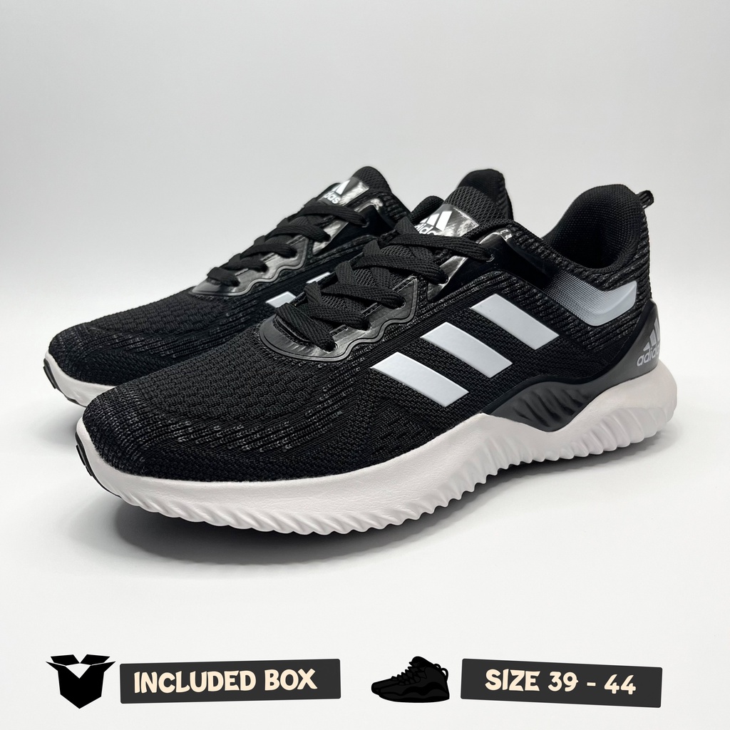 Sepatu Adidas Alphabounce Beyond Black White Sepatu Sneakers