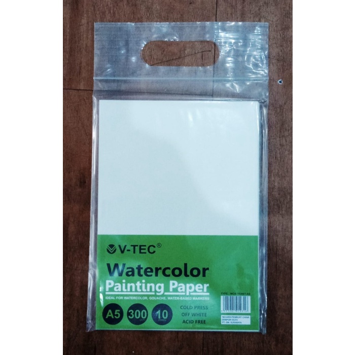 

Promo Bulan Ini Watercolor Painting Paper V-Tec 300 Gsm Off White Hot Sale