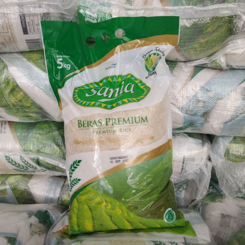 Jual Beras Sania 5kg / beras raja premium 5kg | Shopee Indonesia