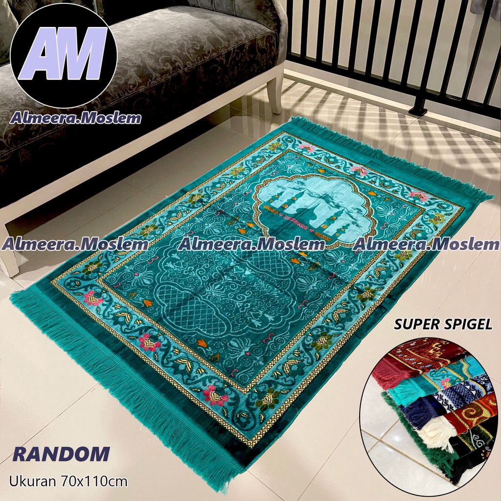 Sajadah Turki Dewasa 70x110cm Bahan Tebal Dan Halus Sejadah Turkey Traveling &amp; Sauvenir