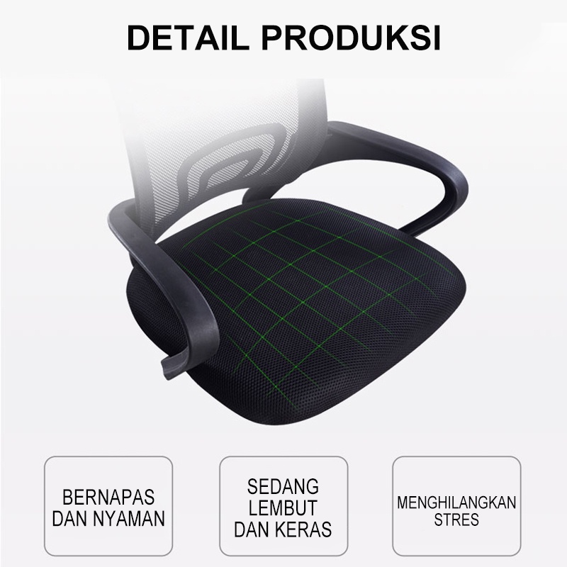 Pocket Dragon Kursi kantor/Kursi gaming/Kursi belajar/Kursi kerja/Kursi gaming murah/Kursi putar(A301)