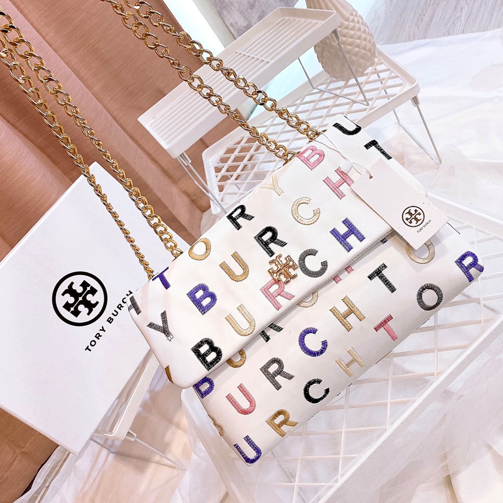 TAS SELEMPANG T*RY KIRA ALFABET SHOULDERBAG KODE SA009 + INCLUDE BOX