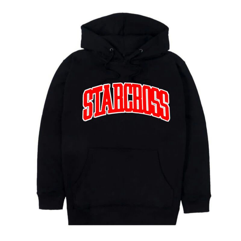 STARCROSS SWEATER HOODIE BLACK - JS 991