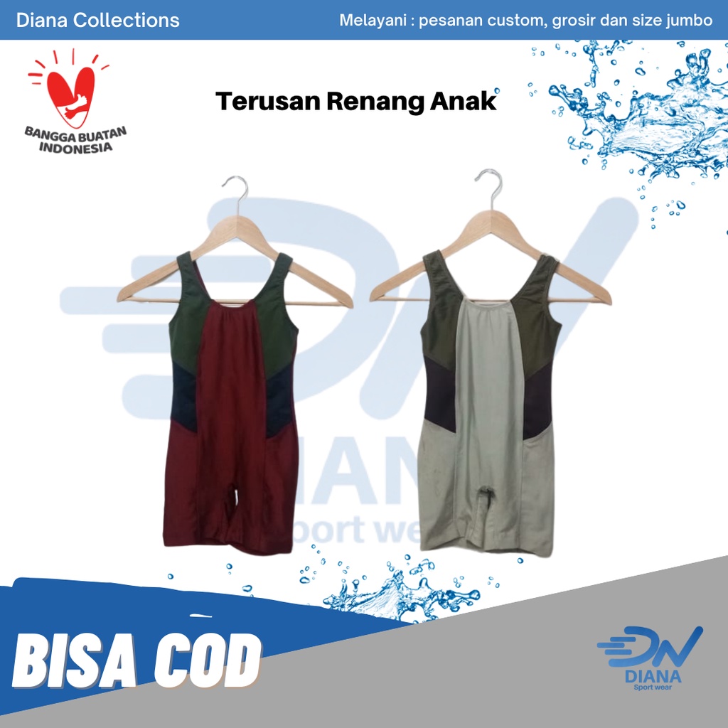 Baju renang terusan |  Terusan anak | baju terusan anak | baju renang terusan anak perempuan