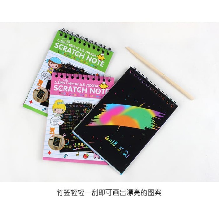 

Hari Ini Scratch Note Ab05 Kertas Gambar Kreativitas Anak Terbatas