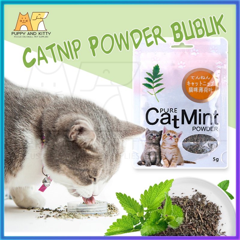 CATMINT POWDER Cat Mint Catnip Powder Cemilan Snak Kucing Cat Kitten