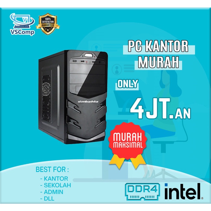 Rakitan Pc Rakitan Kantor Core I5 Gen 7 8Gb With Ssd 240Gb Pc Admin Office