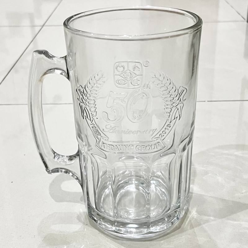 GELAS JUMBO BESAR GELAS BEER 1,7 LITER BAHAN KACA TEBAL ANNIVERSARY GLASS