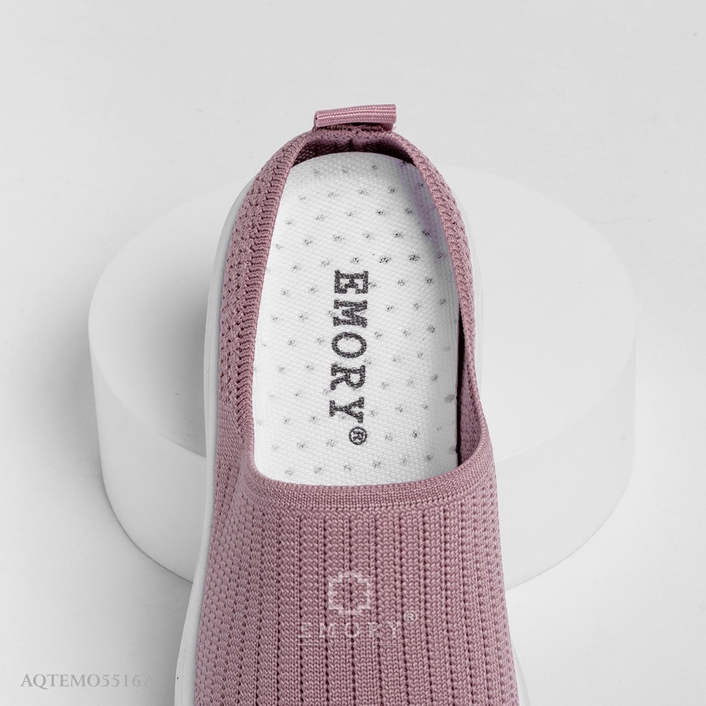 SV - EMORY Flyknit Slip On Sepatu Sneakers Wanita #AQTEMO5516A