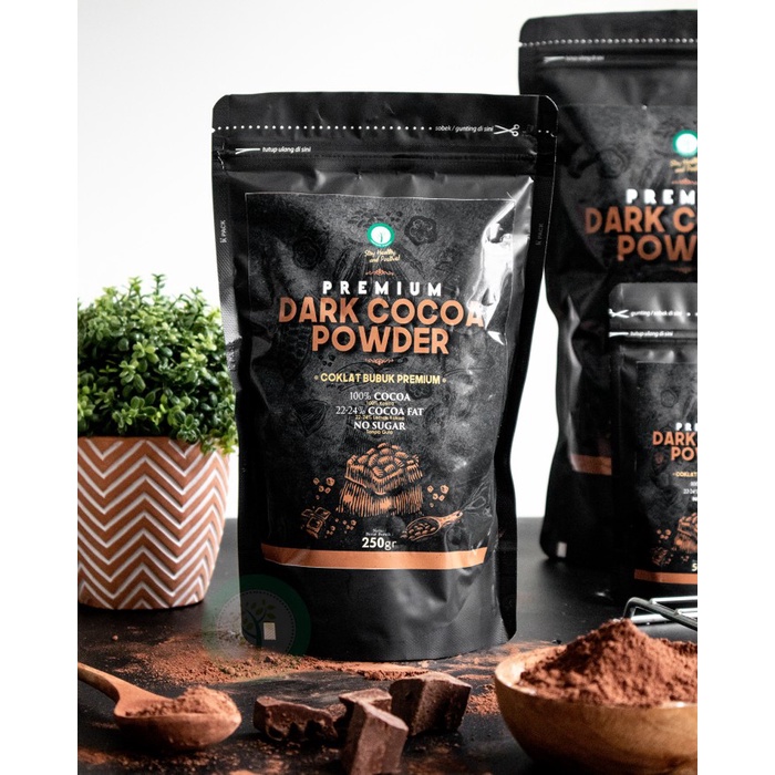 

ORIGINAL MURAH PREMIUM DARK COCOA POWDER - COKLAT BUBUK PREMIUM 250GR