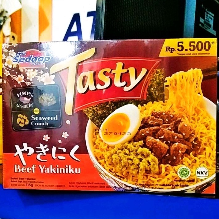 

mie sedaapTasty beef yakiniku 115g