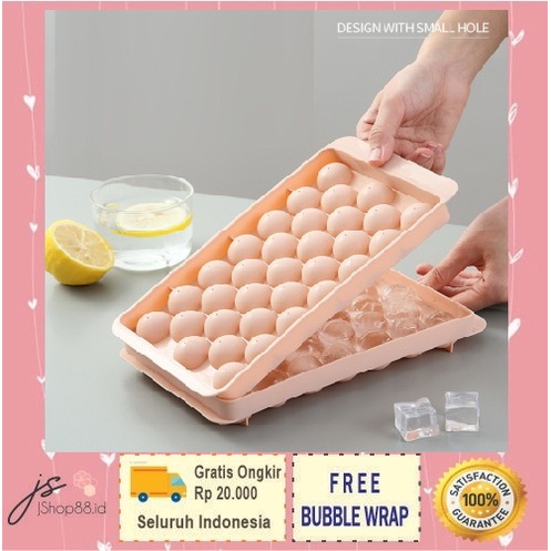 TEMPAT ES BATU DENGAN TUTUP / ICE TRAY/ CETAKAN ES BATU