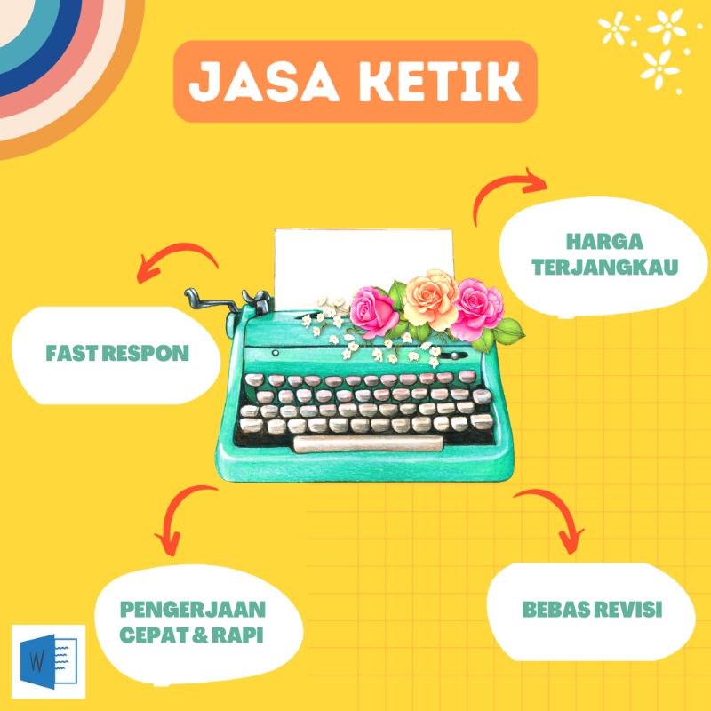 Jasa Ketik/Pengetikan Online Word & Excel Profesional