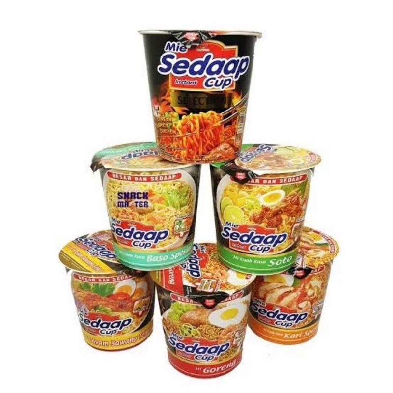 

mie sedap cup all variants