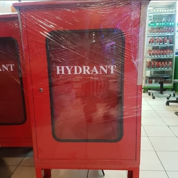 BOX HYDRANT HIDRAN TYPE C TIPE OUTDOOR PLUS KACA KUNCI FIREHOSE SELANG