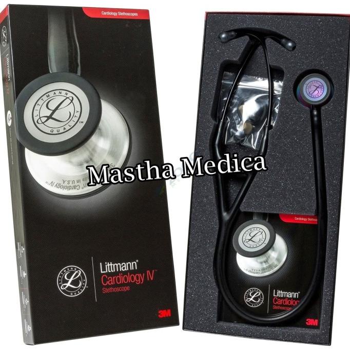 Stethoscope Stetoskop Littmann Cardiology IV Black Rainbow Finish