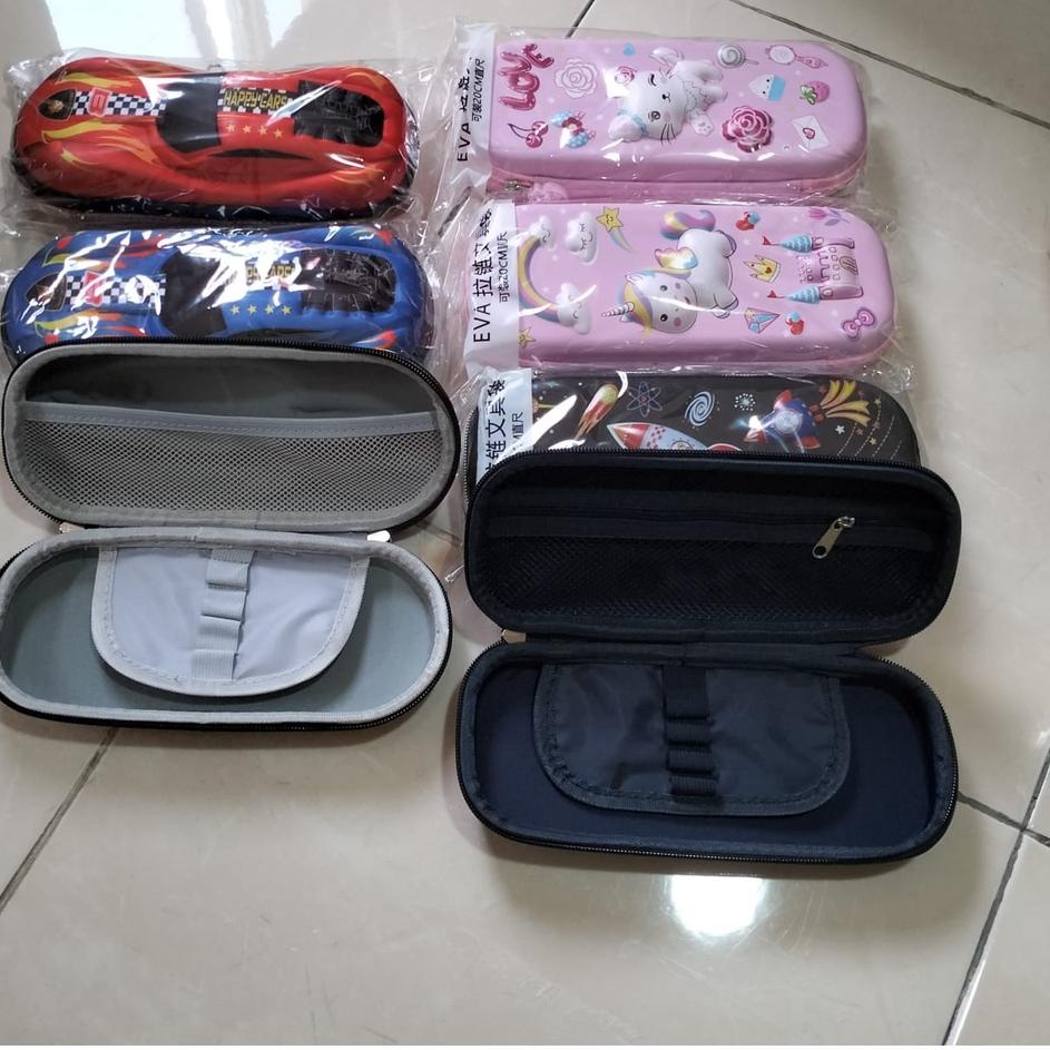

Hot Promo ( zwq ) Kotak Pensil 3D Anak Sekolah TK SD, Pencil Case 3D Bahan EVA