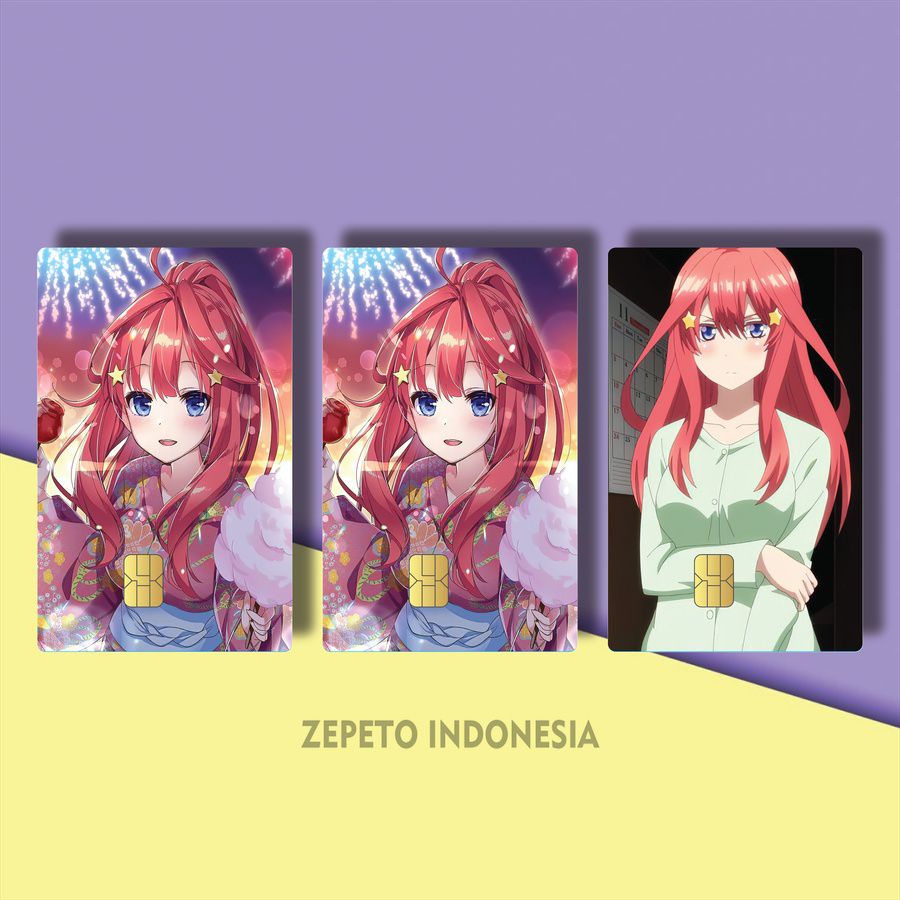 CASING KTP ANIME FOTO ITSUKI NAKANO GOTOUBUN ELQCP/SJETY/ COVER FLAZZ AESTHETIC ITSUKI NAKANO 4K GOT