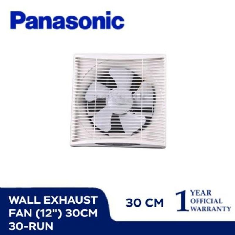 Panasonic Exhaust Wall Fan 12inch FV30RUN Hexos Dinding FV 30 RUN