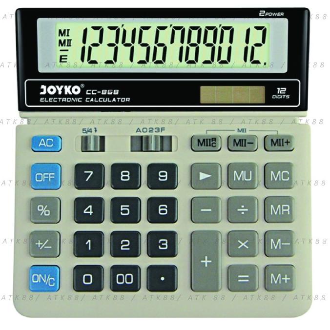 

[COD] Kalkulator Joyko CC-868 12 digit TERBAIK Kode 125