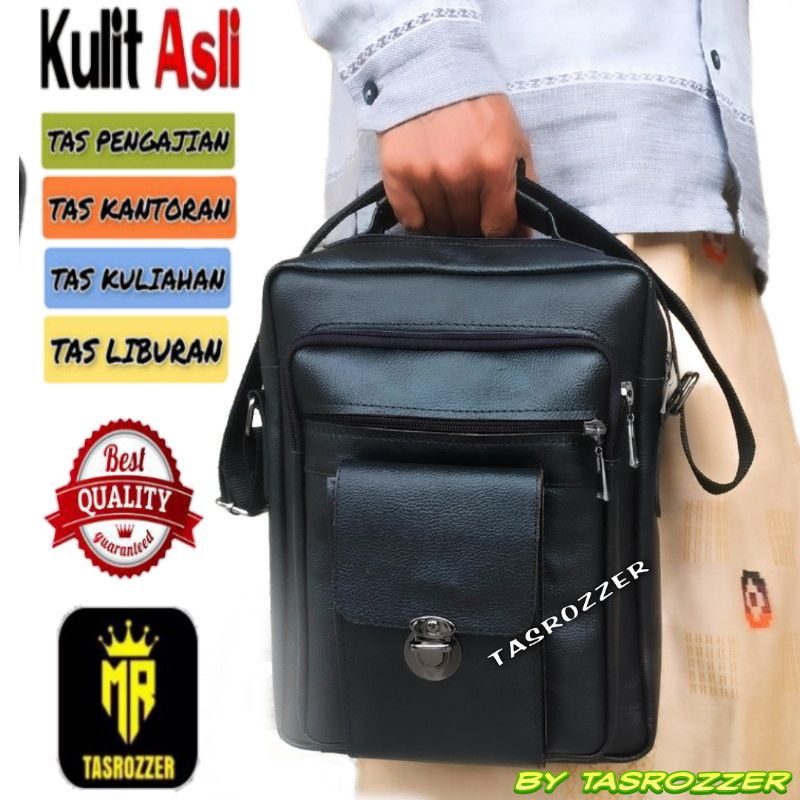 Tas kitab kulit asli 100% | tas santri