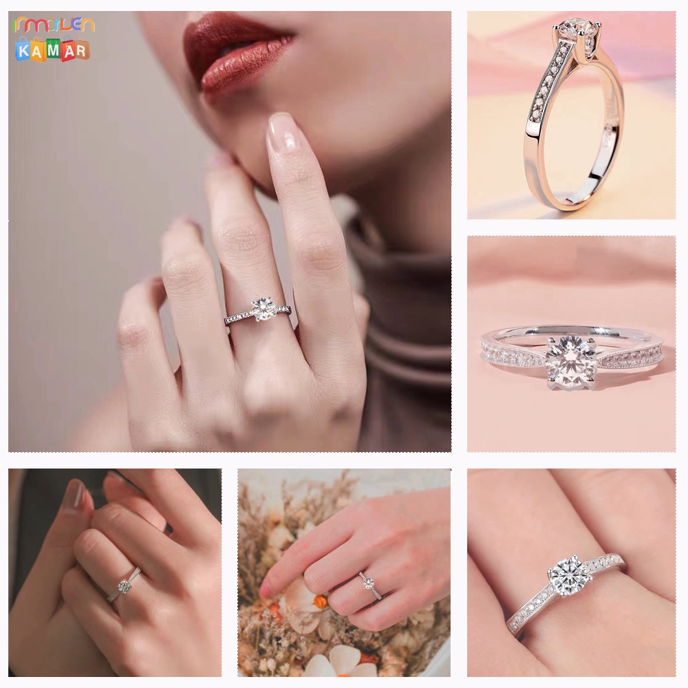 Cincin Titanium/diamond ring/cincin perak/silver jewelry/Ring /Valentine's Day Gift/aksesoris wanita