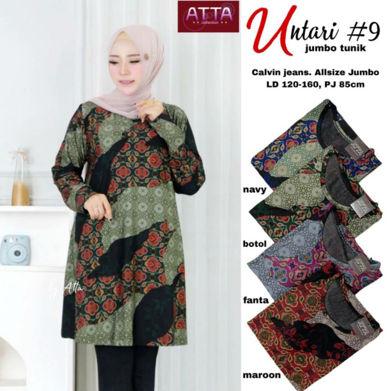 TUNIK BATIK UNTARI JUMBO || ORI ATTA