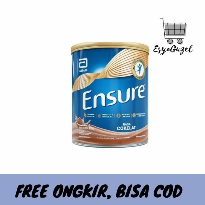 

[ COD ] Ensure Cokelat Can 400 g