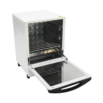 Kris Oven Vertical Toaster 12 Liter 800 W Alat Pemanggang Oven Menghangatkan Makanan Memanggang Krisbow Krischef Baking Bread Roti Warna Putih Ofen 12L