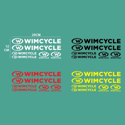 Cutting Sticker Sepeda Wimcycle Wim Cycle Sepeda 29cm