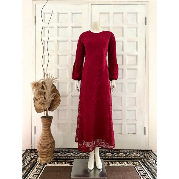 GAMIS BROKAT MUSLIM/GAMIS SERAGAM PESTA/GAMIS SERAGAM PENGAJIAN/GAMIS SERAGAM KONDANGAN/GAMIS SERAGAM LAMARAN/GAMIS SERAGAM PESTA/GAMIS SERAGAM PERPISAHAN/GAMIS MODERN/GAMIS KE KINIAN/GAMIS MURAH MERIAH/DRESS BROKAT