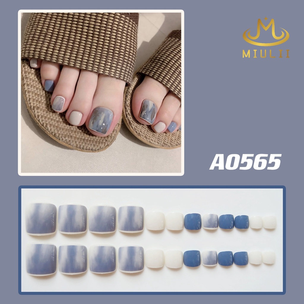 MIULII / KUKU PALSU   A0565  / 24PCS / 3D / NAIL ART / PREMIUM / CUTE / FREE LEM JELLY / KUTEK