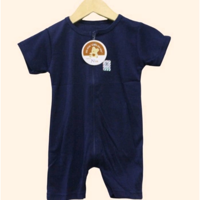 SALE PROMO Romper Bayi 0-6 Bulan Warna Polos Romper Nia Premium