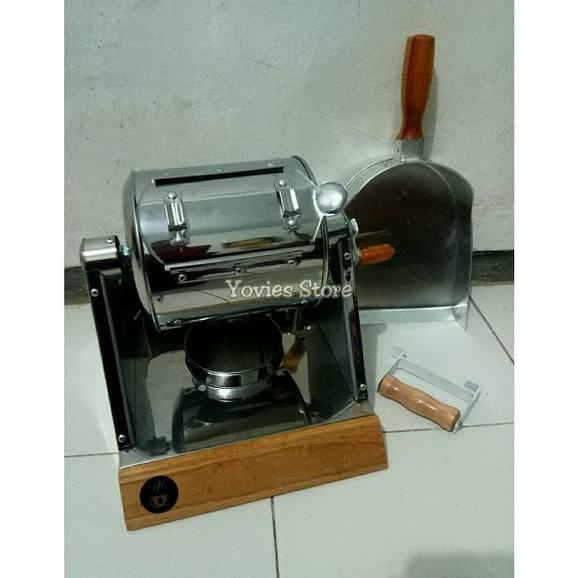 Mesin Roasting Kopi - Alat Sangrai Kopi Manual Kapasitas 1Kg Free