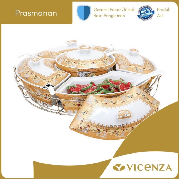 Vicenza Small Prasmanan Kecil B472 Motif Camelia