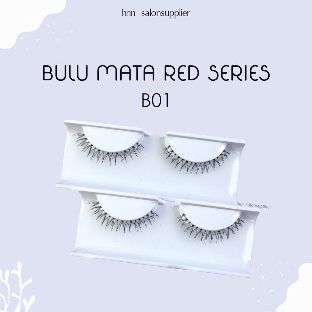 B01 Bulu Mata Bawah Palsu Handmade Fake Eyelash Eye Lashes Lash Artifivial Belle Eyelashes