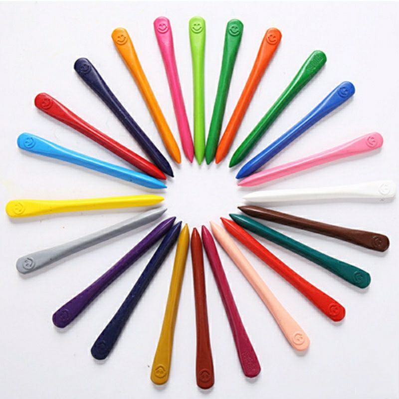 HIGH QUALITY Crayon Lab Non Toxic Crayon Triangular Crayon Lab Triangle Crayon Plastik