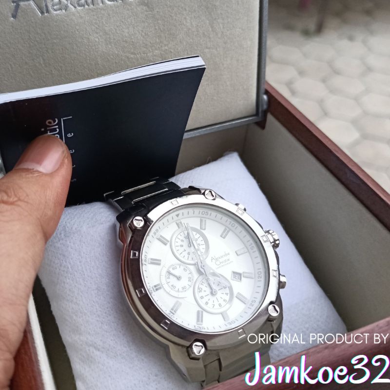 Alexandre Christie 6223 MC Jam Tangan Arloji Alexander kristi Warna Hitam Remaja Cowok Pria Analog O