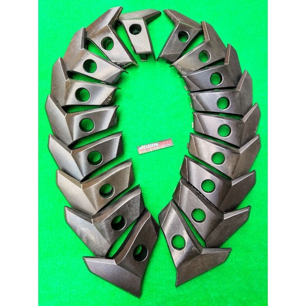 Cover Tutup Plastik Footstep Fostep Supra X 125 Dd Revo Old Kanan Kiri Original Copotan