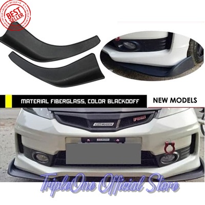 Winglet Universal Bemper Mobil/Bis/Truk Bumper Lips Winglet Depan Mobil/Bis/Truk