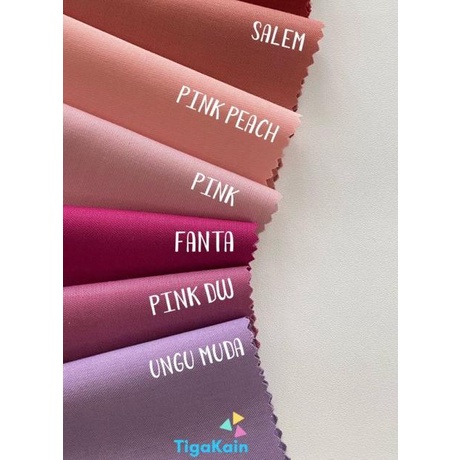 1 Meter Kain Katun Toyobo Fodu Original Import Silky - Hitam