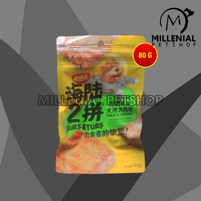 Snack Treats Cemilan Anjing Kitchen Flavour 80 Gram