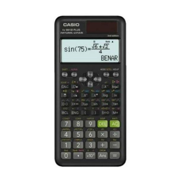 

ORIGINAL CASIO FX 991 ID PLUS KALKULATOR ILMIAH/SEKOLAH - SCIENTIFIC E8576TRB