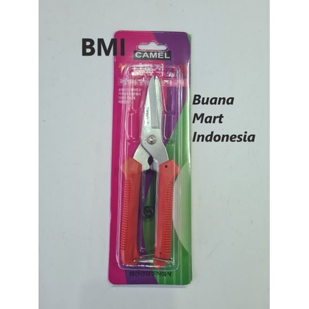 

Hemat Gunting Serbaguna Camel Korea | Gunting Dahan | (1Pc) Promo