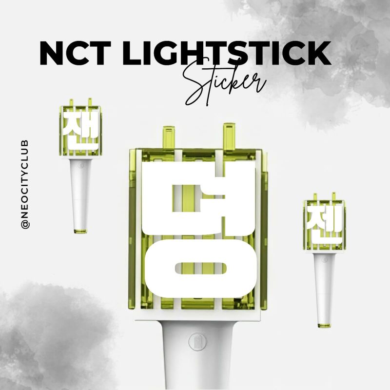 STICKER LIGHTSTICK NCT REFLECTIVE NCT 127 DREAM
