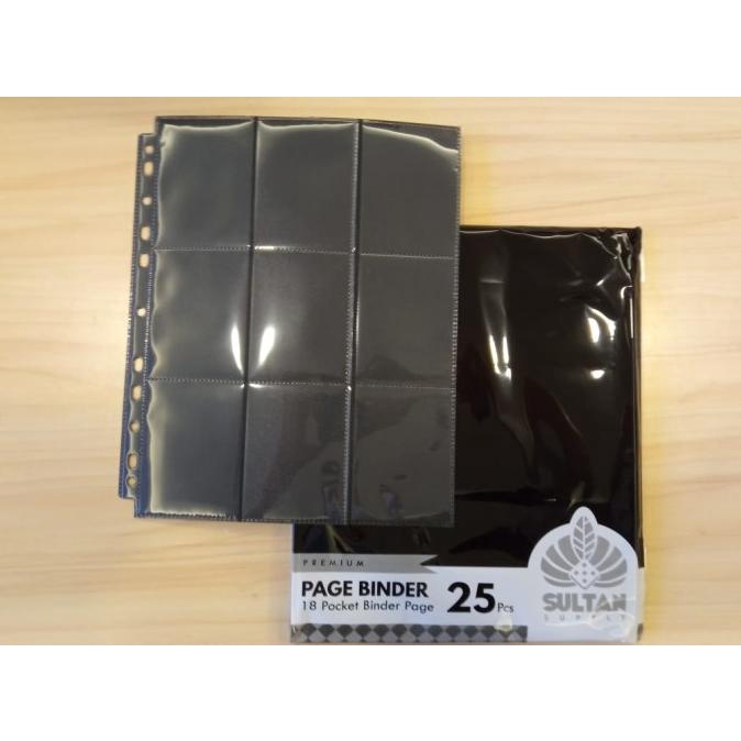 

Sultan Premium Binder Page 18 Pocket 25Ct