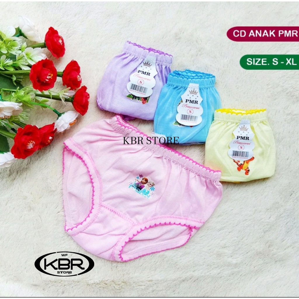 isi 1 pcs ,isi 3 pcs, isi 6 pcs, Cd anak PMR | Cd anak Berkualitas Pakaian dalam anak Cd bagus PMR / celana dalam anak cewek / wf store