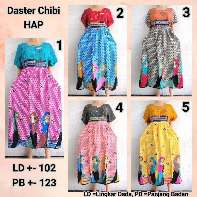 DASTER CHIBI LENGAN HAP PASTEL BUSUI FRIENDLY ADEM ADG2 + BU TEJO KOI